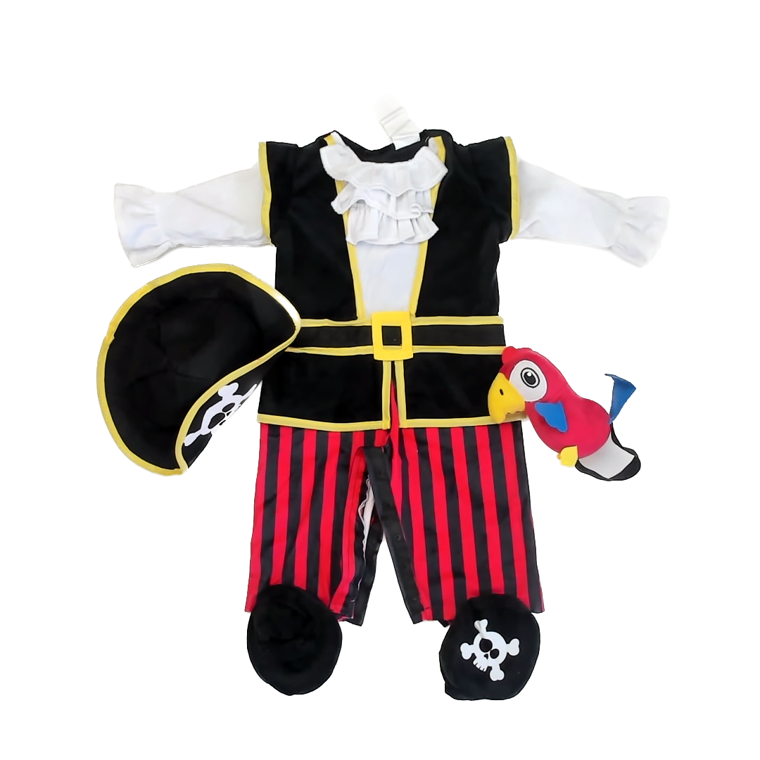 Spooktacular Creations Boys Pirate Costume Size: 12-18 Months Pirate