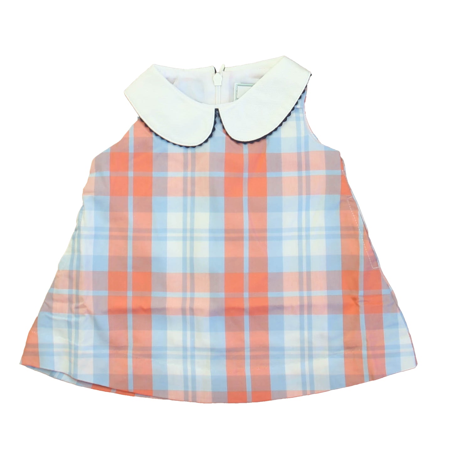 Classic Prep Girls Placid Blue Multi Dress Size: 6-9 Months Placid Blue Multi