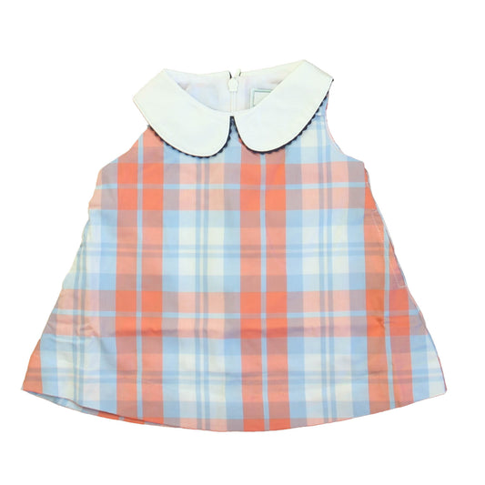 Classic Prep Girls Placid Blue Dress Size: 9-12 Months Placid Blue