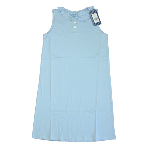 Classic Prep Girls Placid Blue Dress Size: 6-14 Years