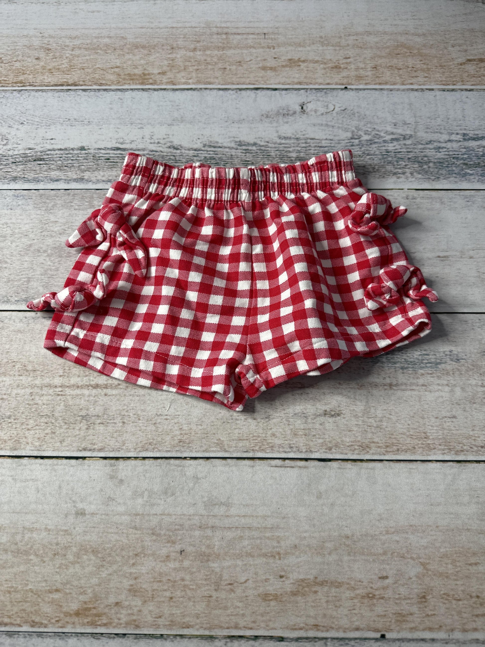 Girls plaid | red | White Shorts Size: 18 months plaid | red | White