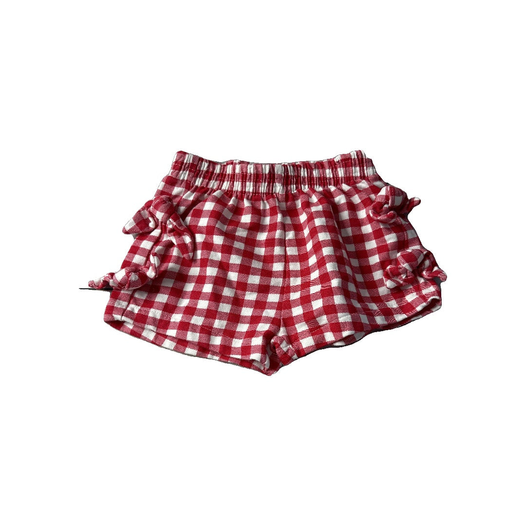 Girls plaid | red | White Shorts Size: 18 months plaid | red | White