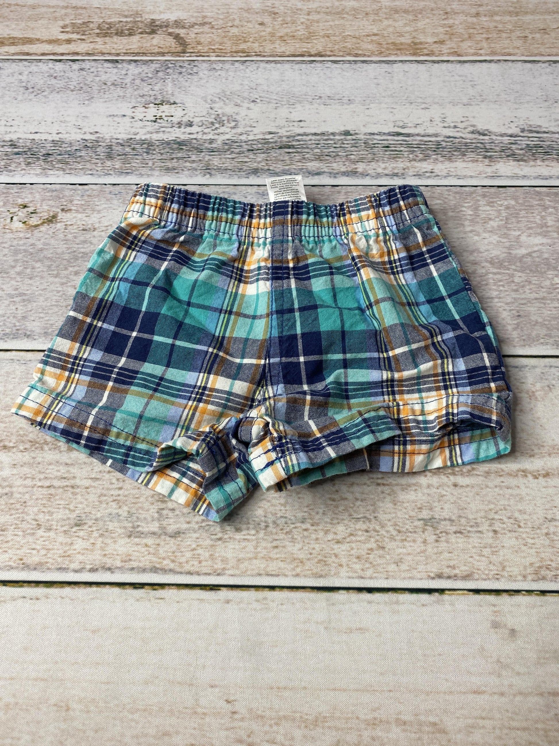 Carters Boys plaid Shorts Size: 3 months plaid