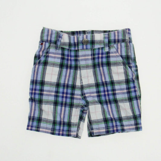 Tommy Hilfiger Boys Plaid Shorts Size: 12 Months Plaid