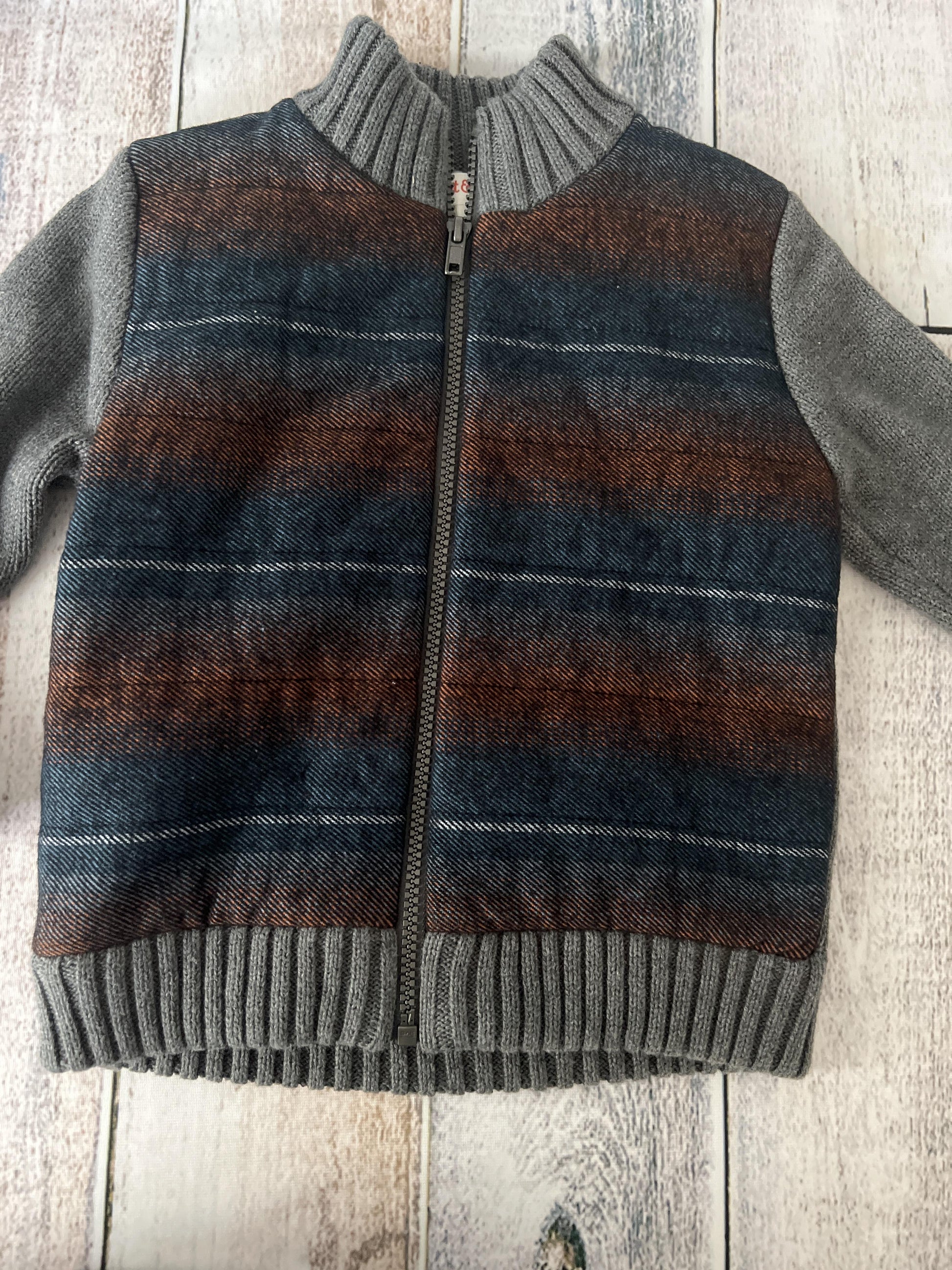 Cat & Jack Boys plaid Jacket Size: 3T plaid