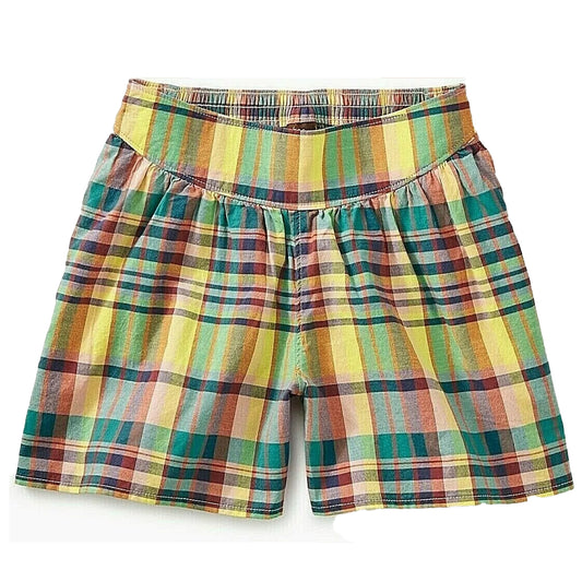 Tea Girls Plaid Shorts Size: 5T Plaid