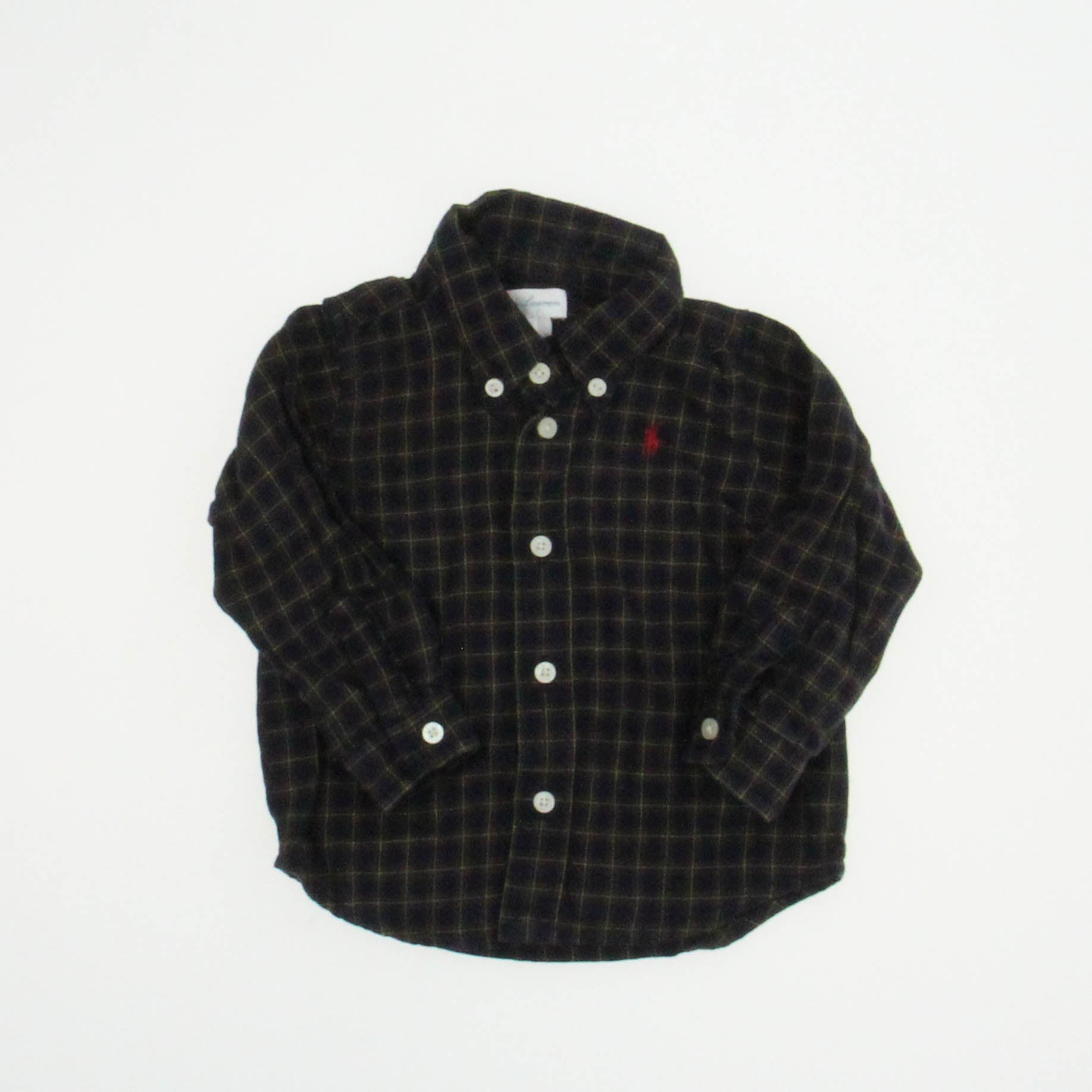 Ralph Lauren Boys Plaid Button Down Long Sleeve Size: 6 Months Plaid