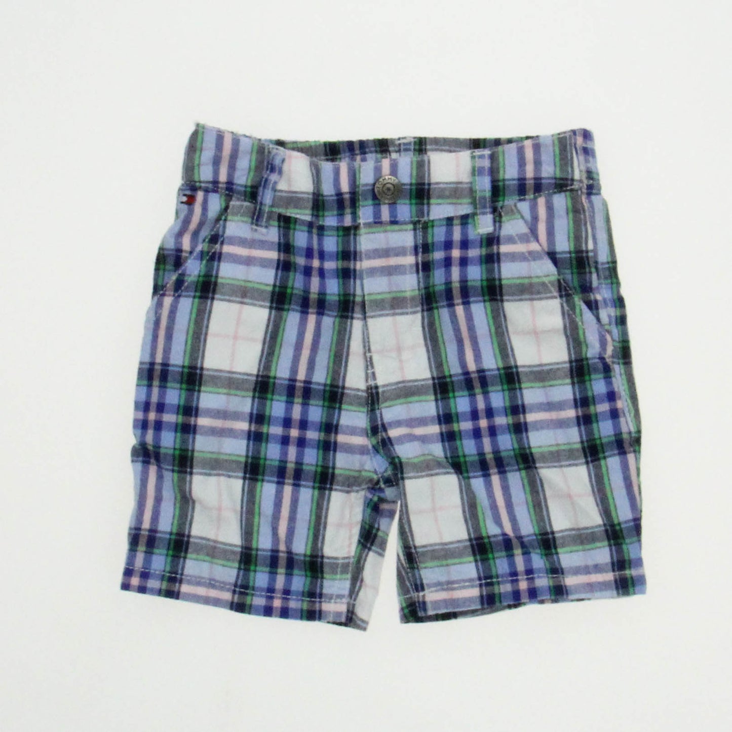 Tommy Hilfiger Boys Plaid Shorts Size: 12 Months Plaid