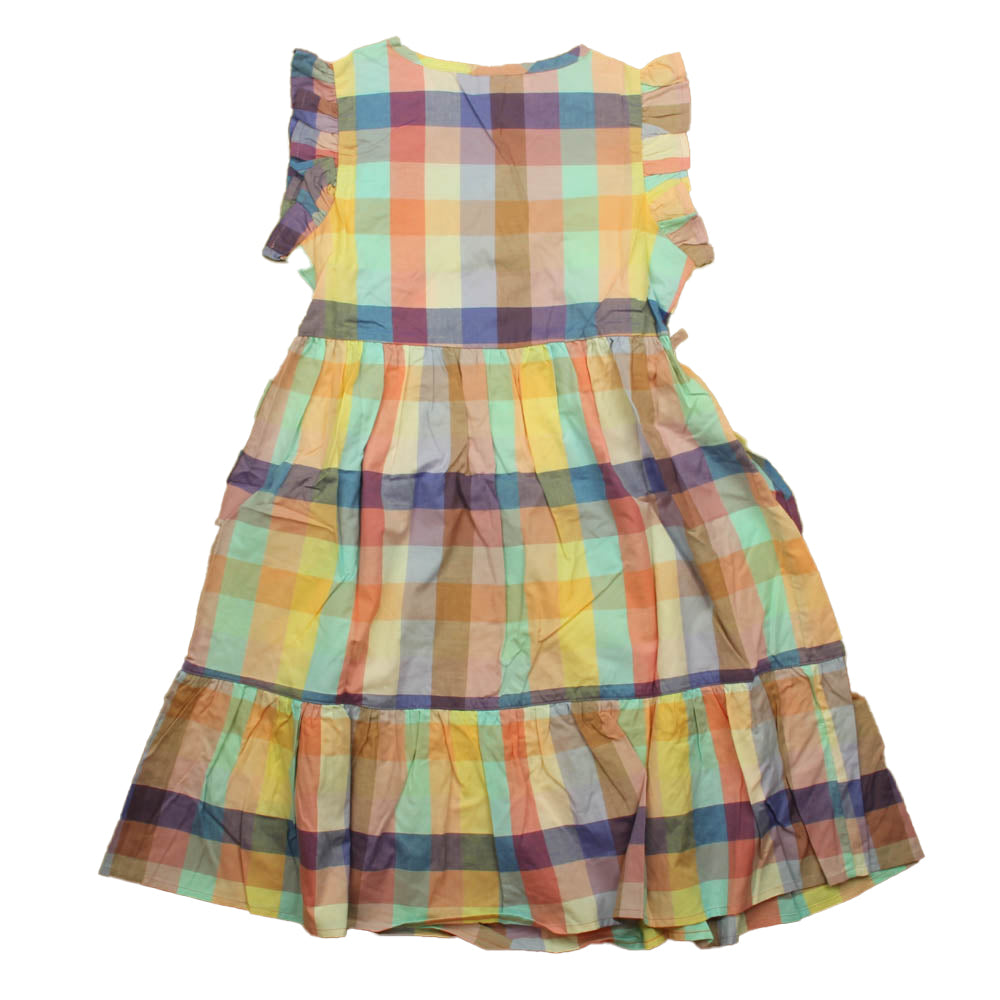 Tea Girls Plaid Dress Size: 12 Years