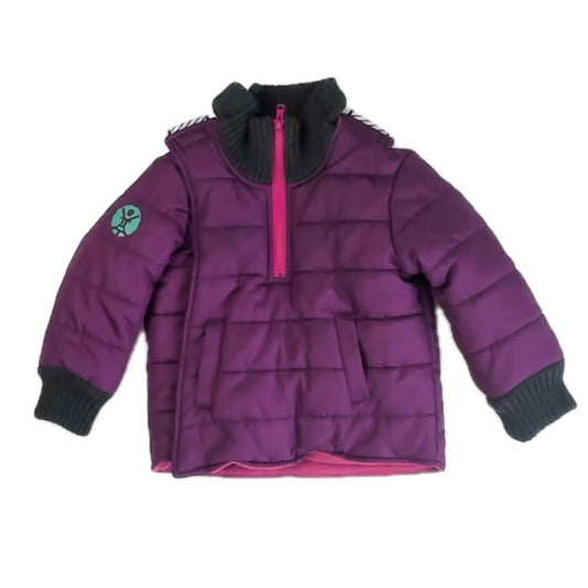 Buckle Me Girls Plum Toasty Jacket Size: 18 Months Plum Toasty