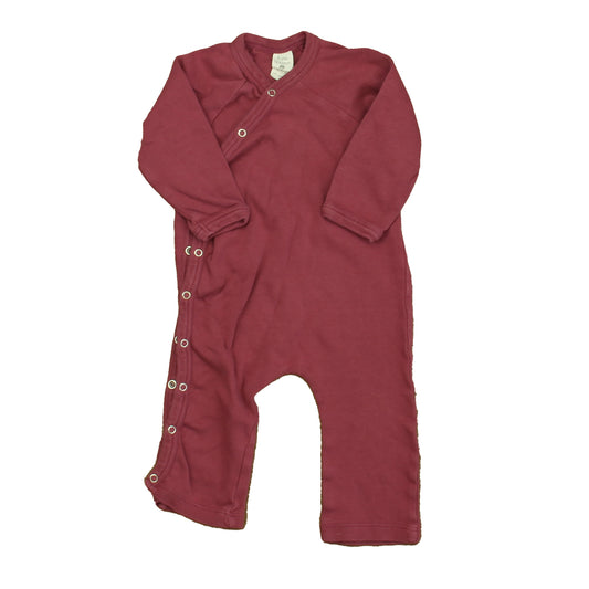 Kate Quinn Organics Girls Plum Long Sleeve Outfit Size: 6-12 Months