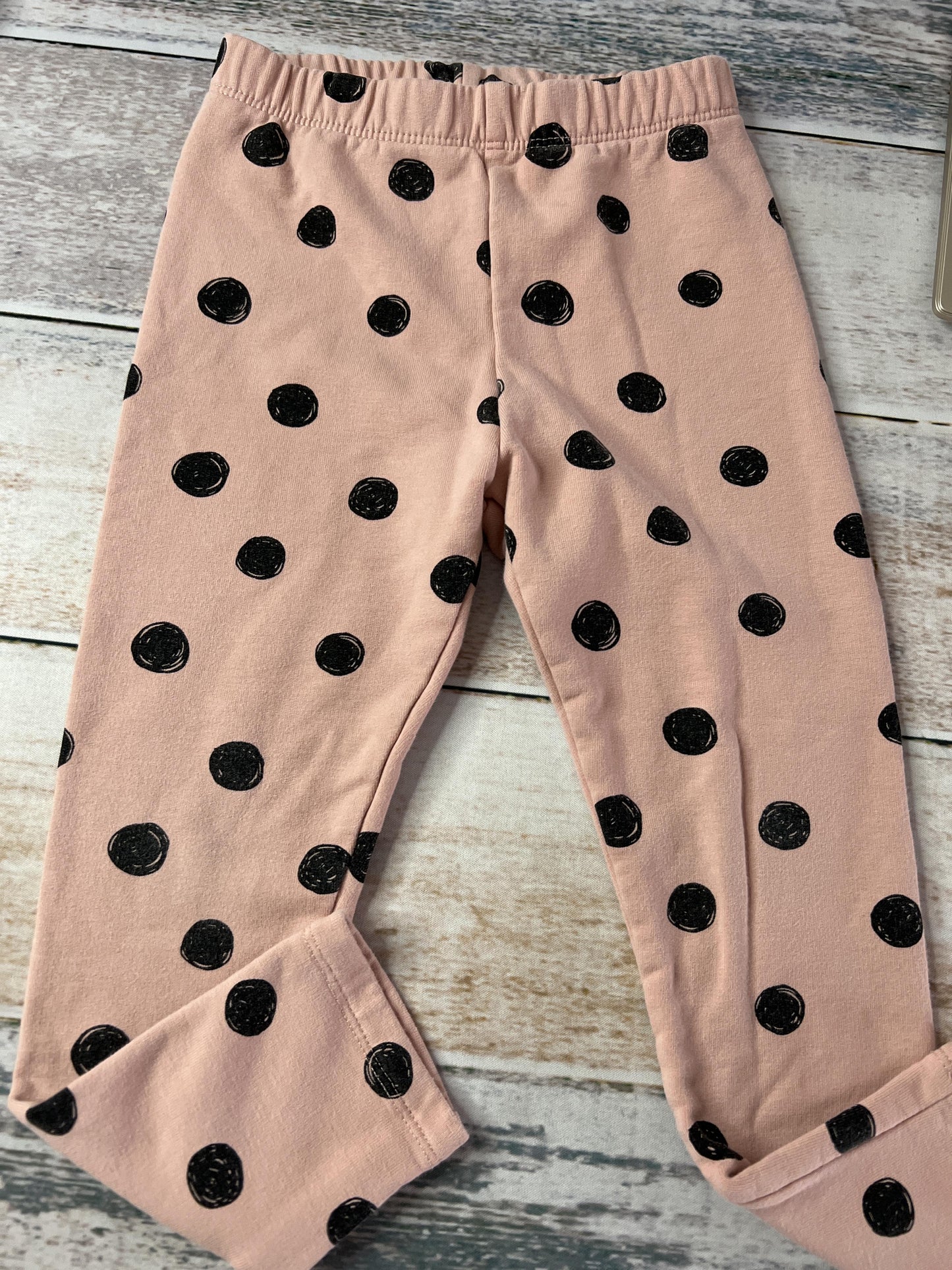 Zara Girls polka dot | Black | pink Pants Size: 3T polka dot | Black | pink
