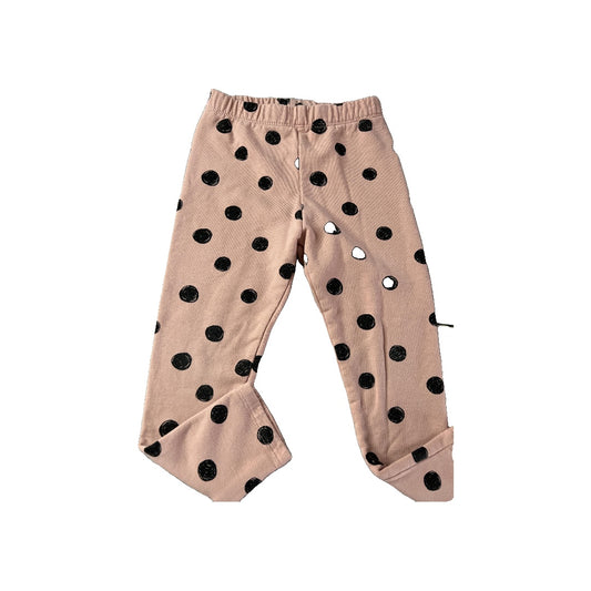 Zara Girls polka dot | Black | pink Pants Size: 3T polka dot | Black | pink