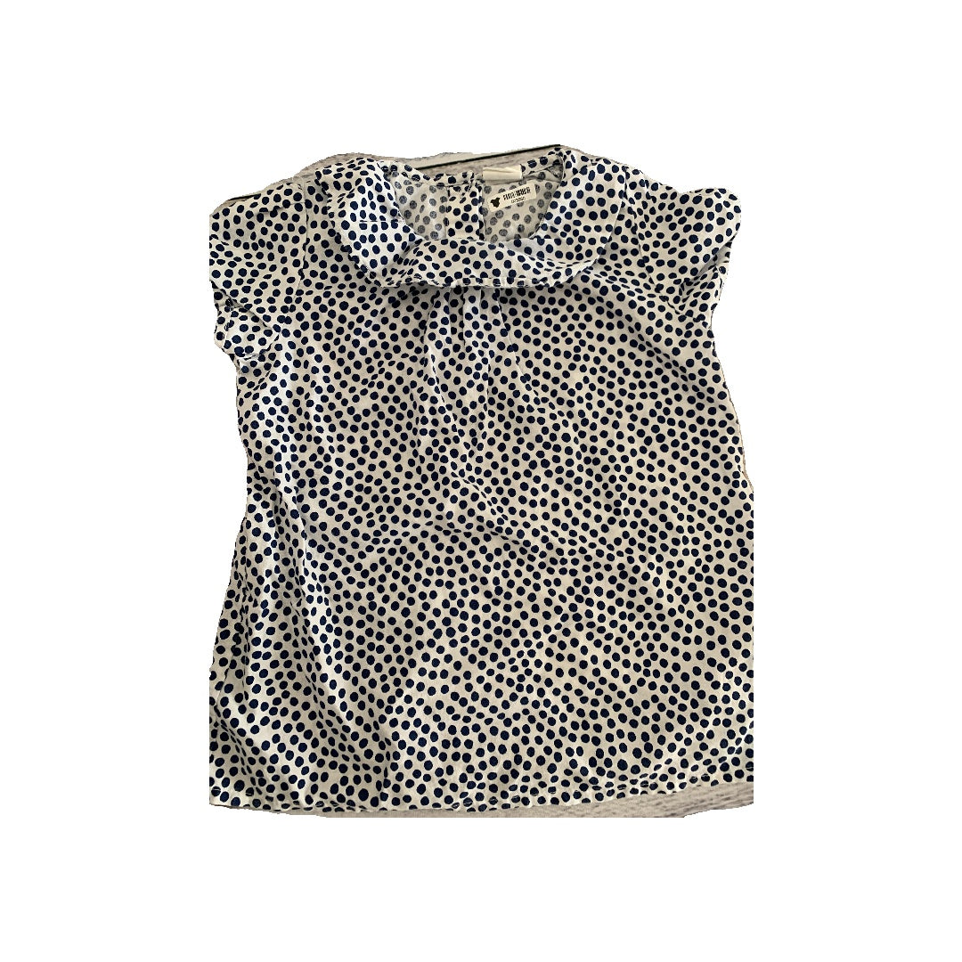 Girls polka dot | Navy Blue | Light Blue Shirt Size: 2T polka dot | Navy Blue | Light Blue