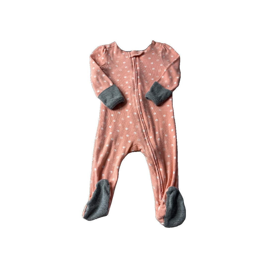 Cloud Island Girls polka dot | pink | White Pajamas Size: 6-9 months polka dot | pink | White