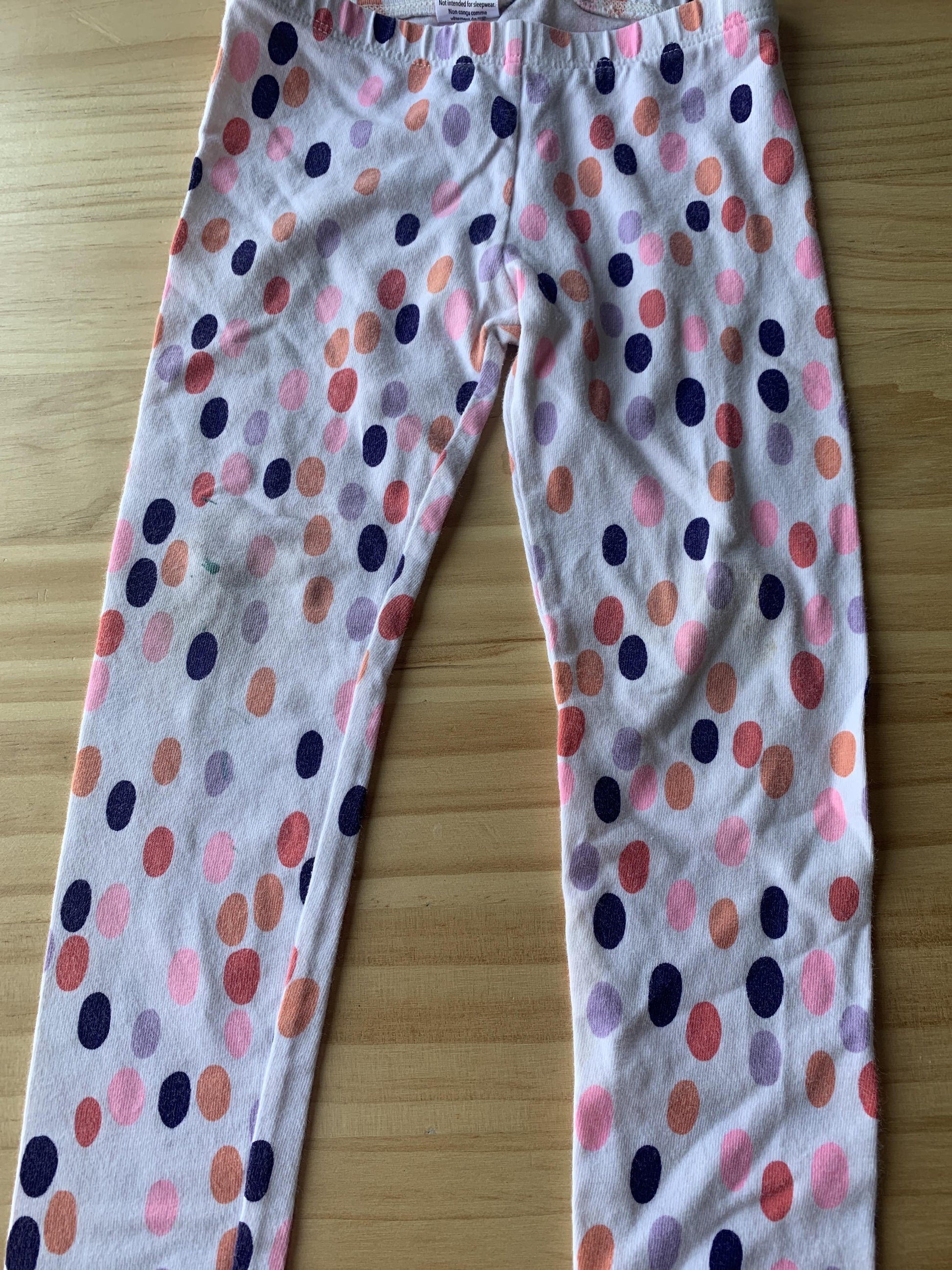 Girls polka dot | White | pink | purple | orange Pants Size: 3T polka dot | White | pink | purple | orange