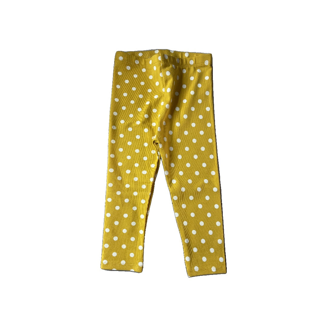 Mighty Girls polka dot | Yellow | White Pants Size: 18-24 months polka dot | Yellow | White