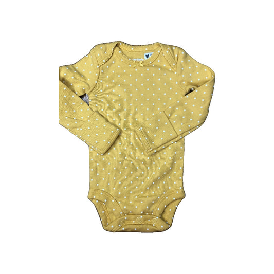 Carters Girls polka dot | Yellow Onesie Size: Newborn polka dot | Yellow