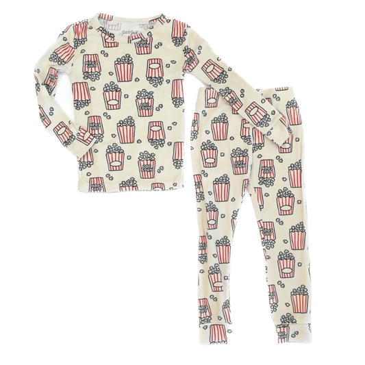 Cat & Jack Unisex Popcorn Fleece 2-piece Pajamas Size: 4T Popcorn Fleece