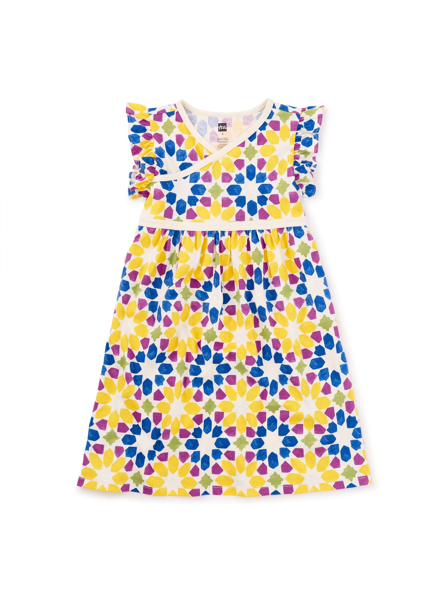 Tea Collection Girls Porto Mosaic Dress Size: 3-6 Months Porto Mosaic