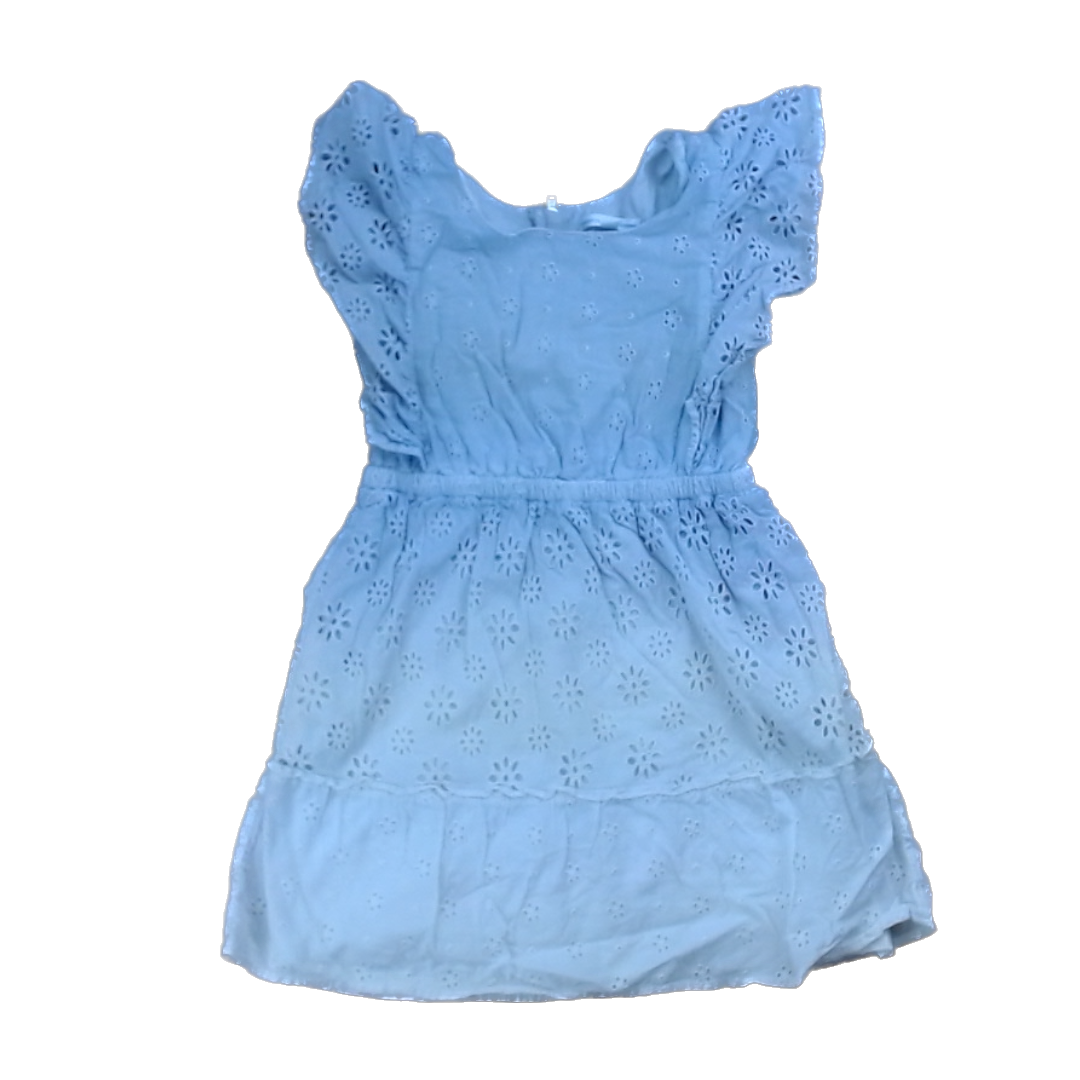 Rockets Of Awesome Girls Powder Blue | White Ombre Lace Dress Size: 6 Years Powder Blue | White Ombre Lace