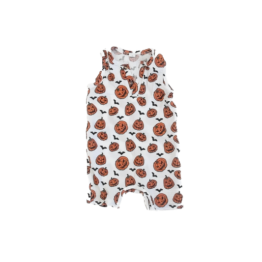 Shein Unisex Pumpkins Romper Size: 12-18 Months Pumpkins