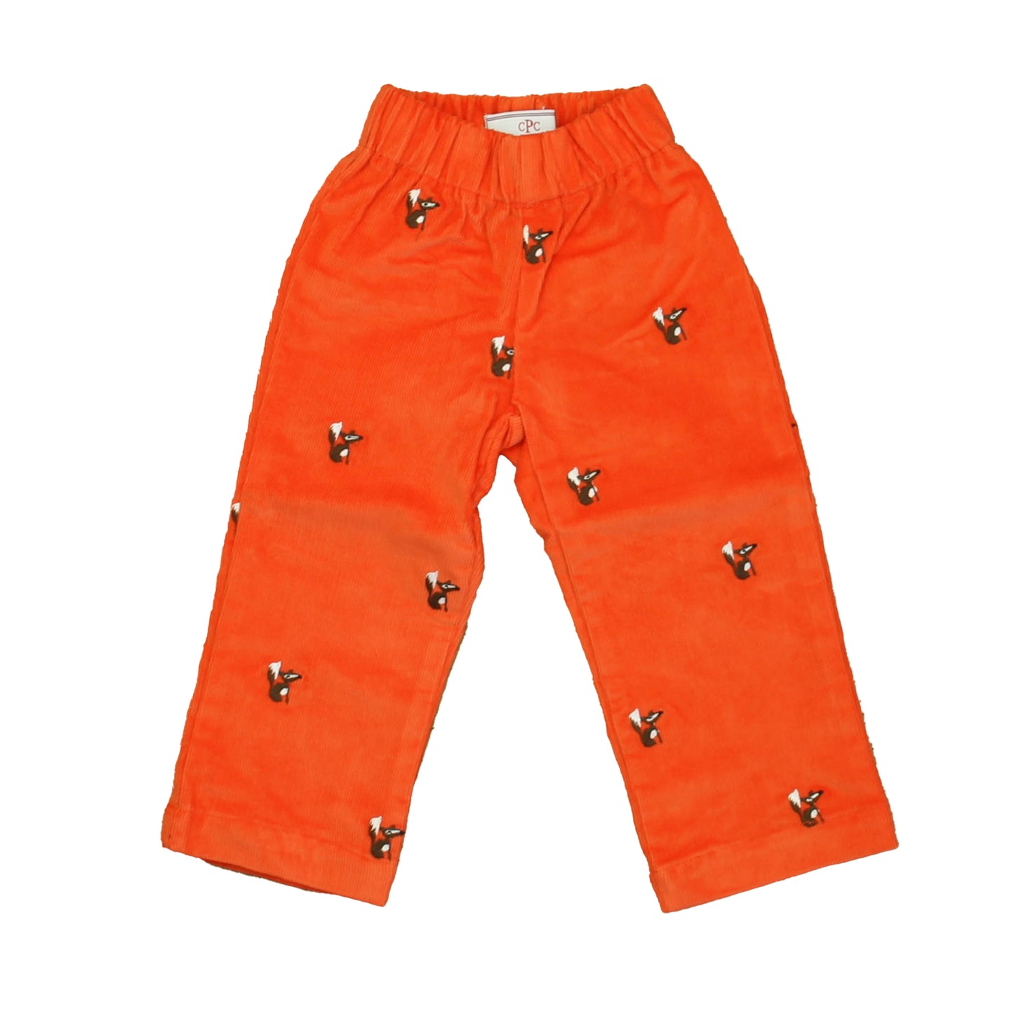 Classic Prep Boys Pureed Pumpkin with Fox Corduroy Pants Size: 12-24 Months Pureed Pumpkin with Fox