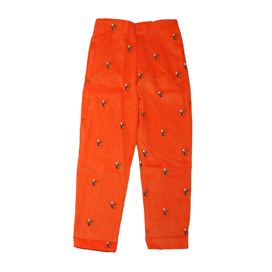 Classic Prep Girls Pureed Pumpkin With Fox Corduroy Pants Size: 6-14 Years Pureed Pumpkin With Fox