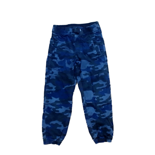 Rockets Of Awesome Boys Purple and Black Camo | Black Buckle Casual Pants Size: 6 Years Purple and Black Camo | Black Buckle