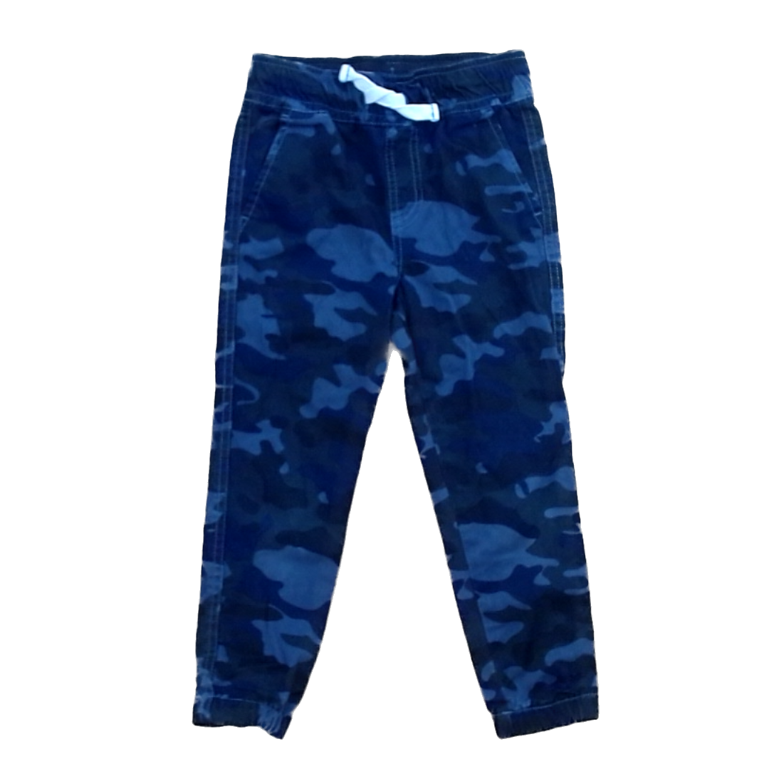 Rockets Of Awesome Boys Purple and Black Camo | White Drawstring Casual Pants Size: 4T Purple and Black Camo | White Drawstring