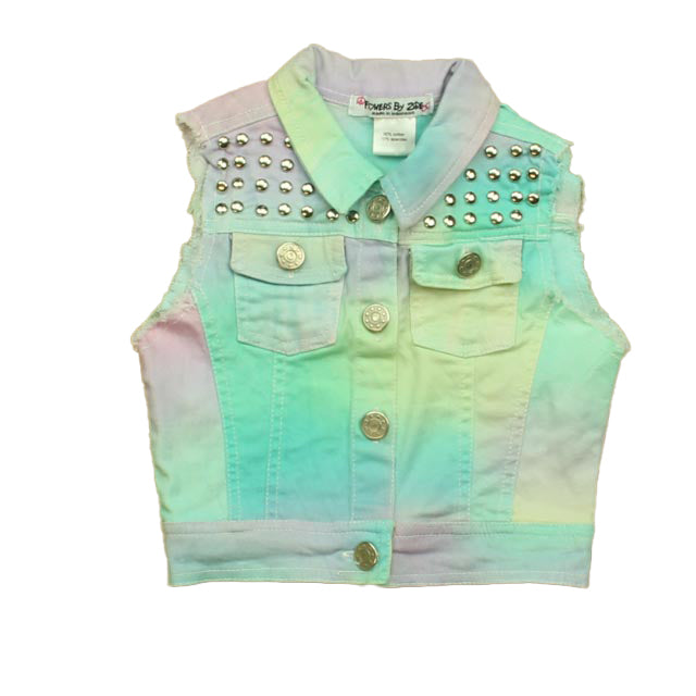 Flowers By Zoe Girls Purple | Aqua Vest Size: 2T