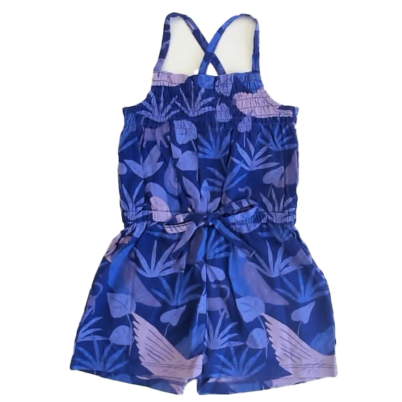 Tea Collection Girls Purple Birds Romper Size: 2T Purple Birds