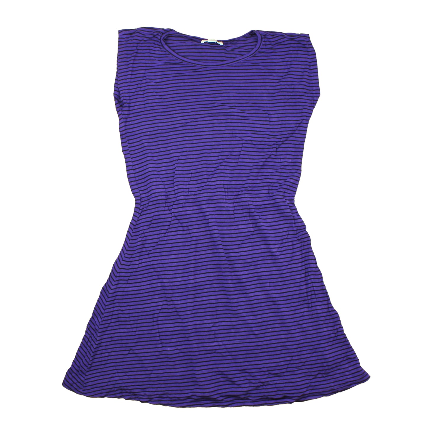 Rockets Of Awesome Girls Purple | Black | Stripes Dress Size: 8 Years