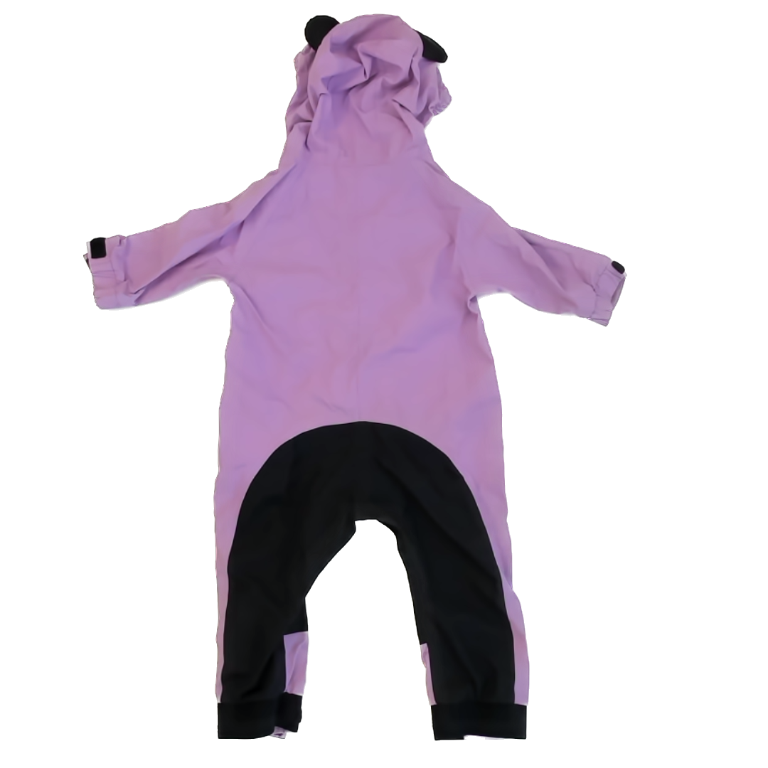Cuddle Club Girls Purple | Black Rain Coat Size: 12-18 Months Purple | Black