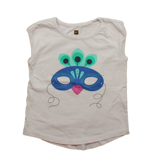 Tea Girls Purple | Blue | Green T-Shirt Size: 4T Purple | Blue | Green
