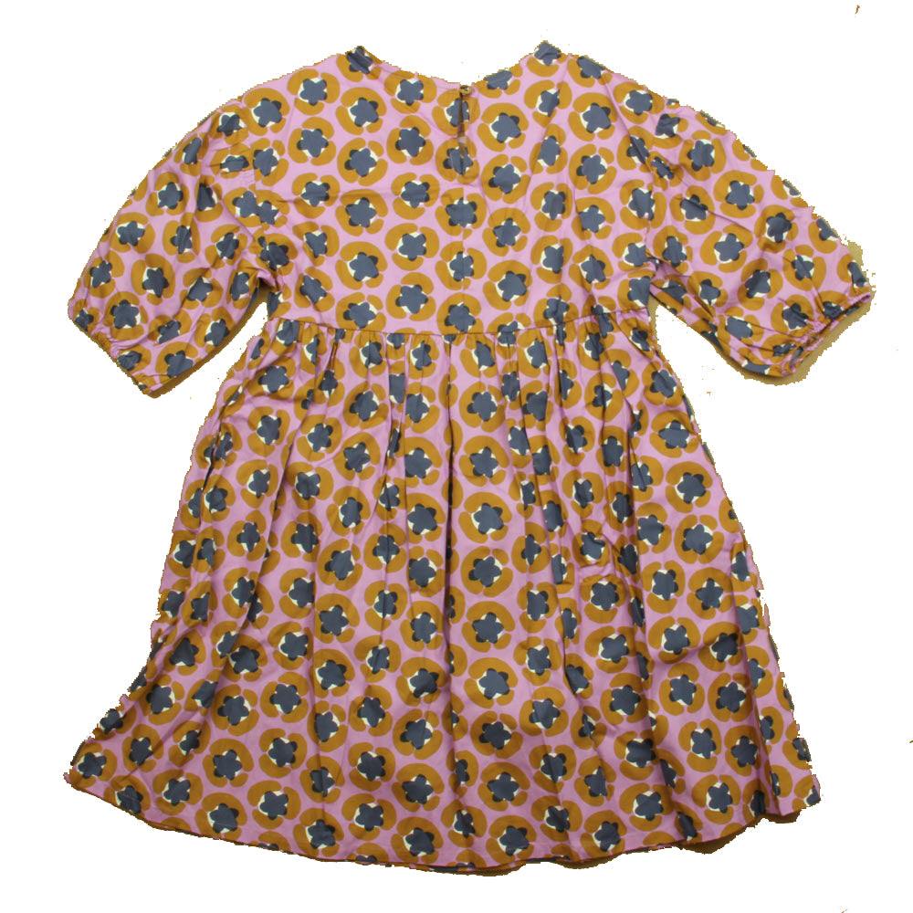Tea Girls Purple | Brown Floral Dress Size: 12 Years Purple | Brown Floral