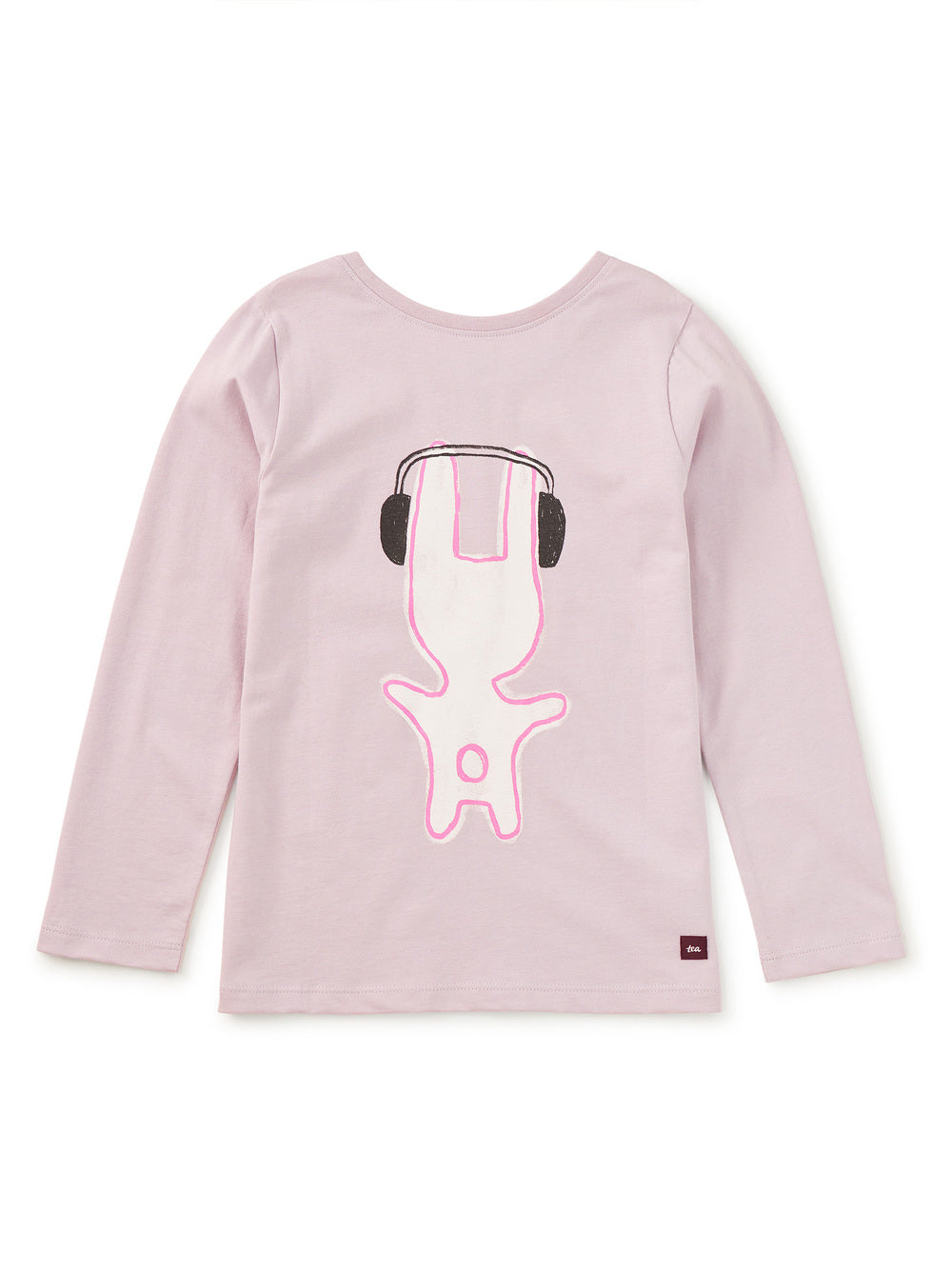 Tea Collection Girls Purple Bunny Long Sleeve T-Shirt Size: 5T Purple Bunny