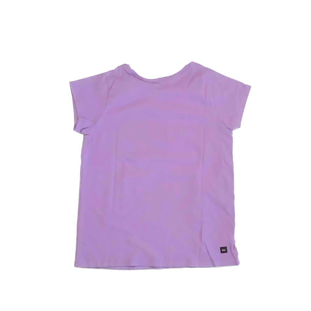 Tea Collection Girls Purple | Butterfly Short Sleeve Shirt Size: 10 Years Purple | Butterfly