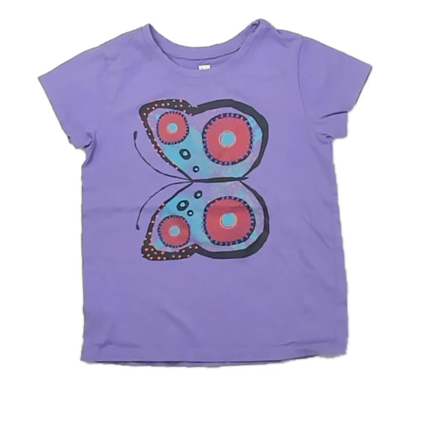 Tea Collection Girls Purple Butterfly Long Sleeve T-Shirt Size: 4T Purple Butterfly