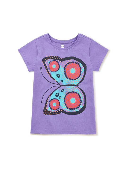 Tea Collection Girls Purple Butterfly T-Shirt Size: 6-9 Months Purple Butterfly