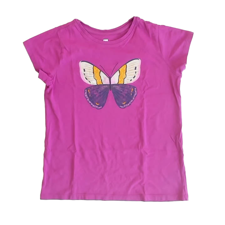 Tea Collection Girls Purple Butterfly T-Shirt Size: 10 Years Purple Butterfly