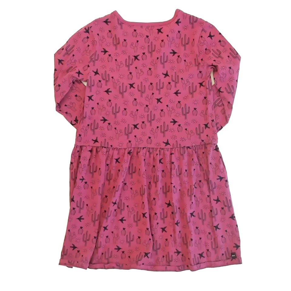 Tea Collection Girls Purple Cactus Dress Size: 12 Years Purple Cactus