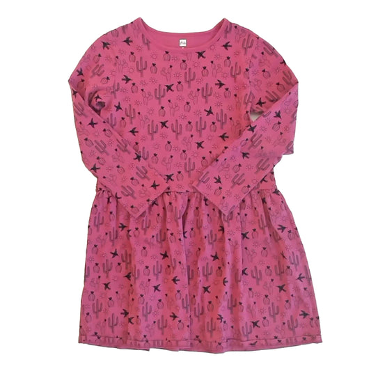 Tea Collection Girls Purple Cactus Dress Size: 12 Years Purple Cactus