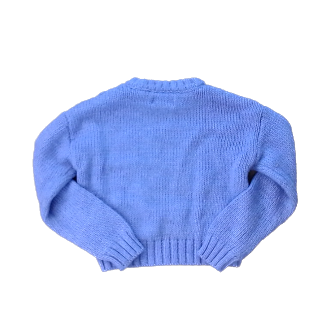 Rockets Of Awesome Girls Purple Cropped Sweater Size: 6 Years Purple Cropped