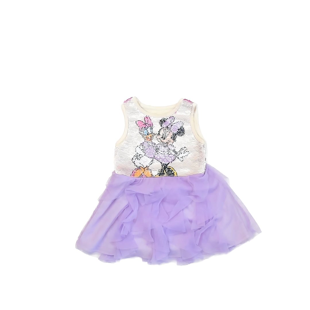 Minnie Mouse Girls Purple | Daffy & Minnie Dress Size: 2T Purple | Daffy & Minnie