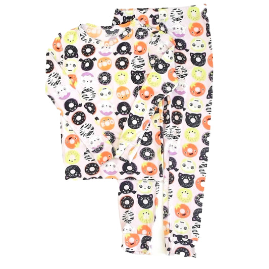 Cat & Jack Girls Purple Donuts 2-piece Pajamas Size: 12 Years Purple Donuts