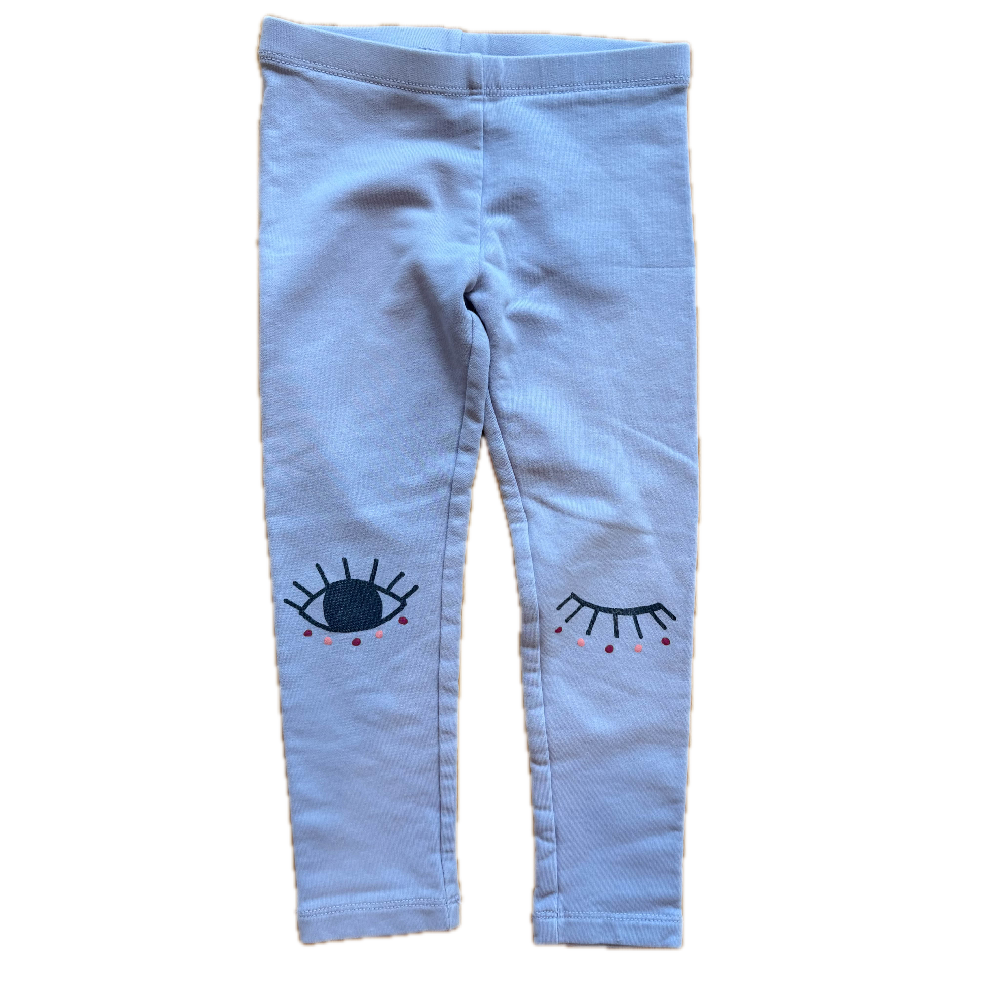 Tea Collection Girls Purple Eyes Leggings Size: 4T Purple Eyes