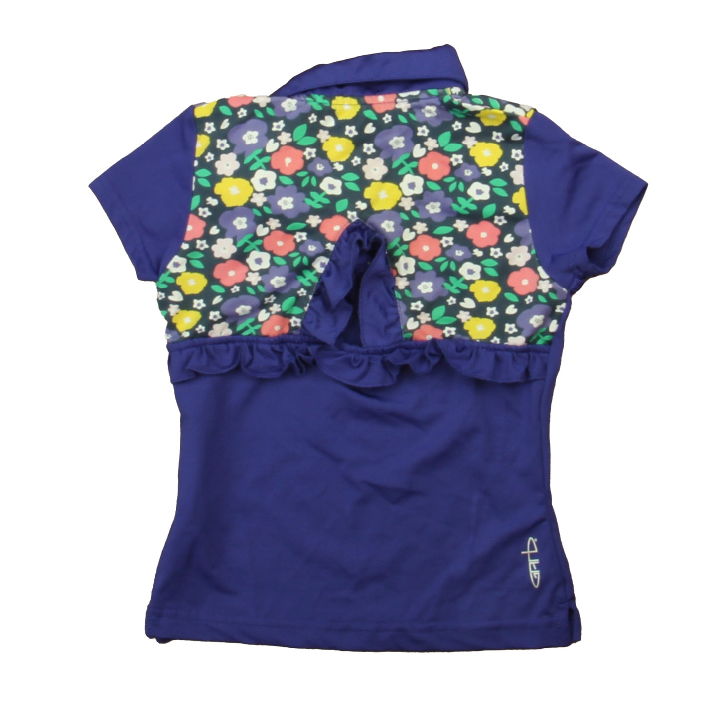 Garb Girls Purple Floral Polo Shirt Size: 2T Purple Floral