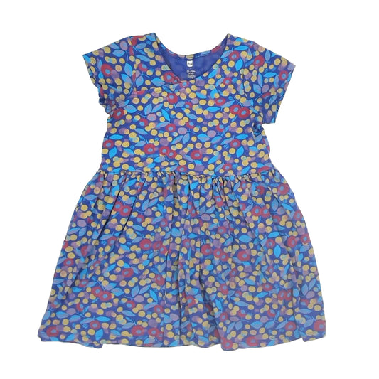 Tea Collection Girls Purple Floral Dress Size: 10 Years Purple Floral