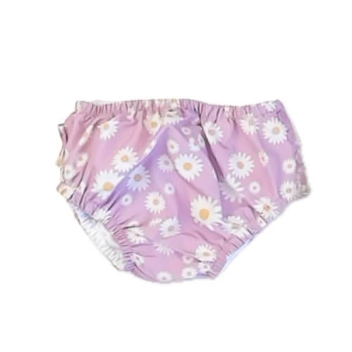 Unknown Brand Girls Purple Floral 1-piece Swimsuit Size: 12 Months Purple Floral